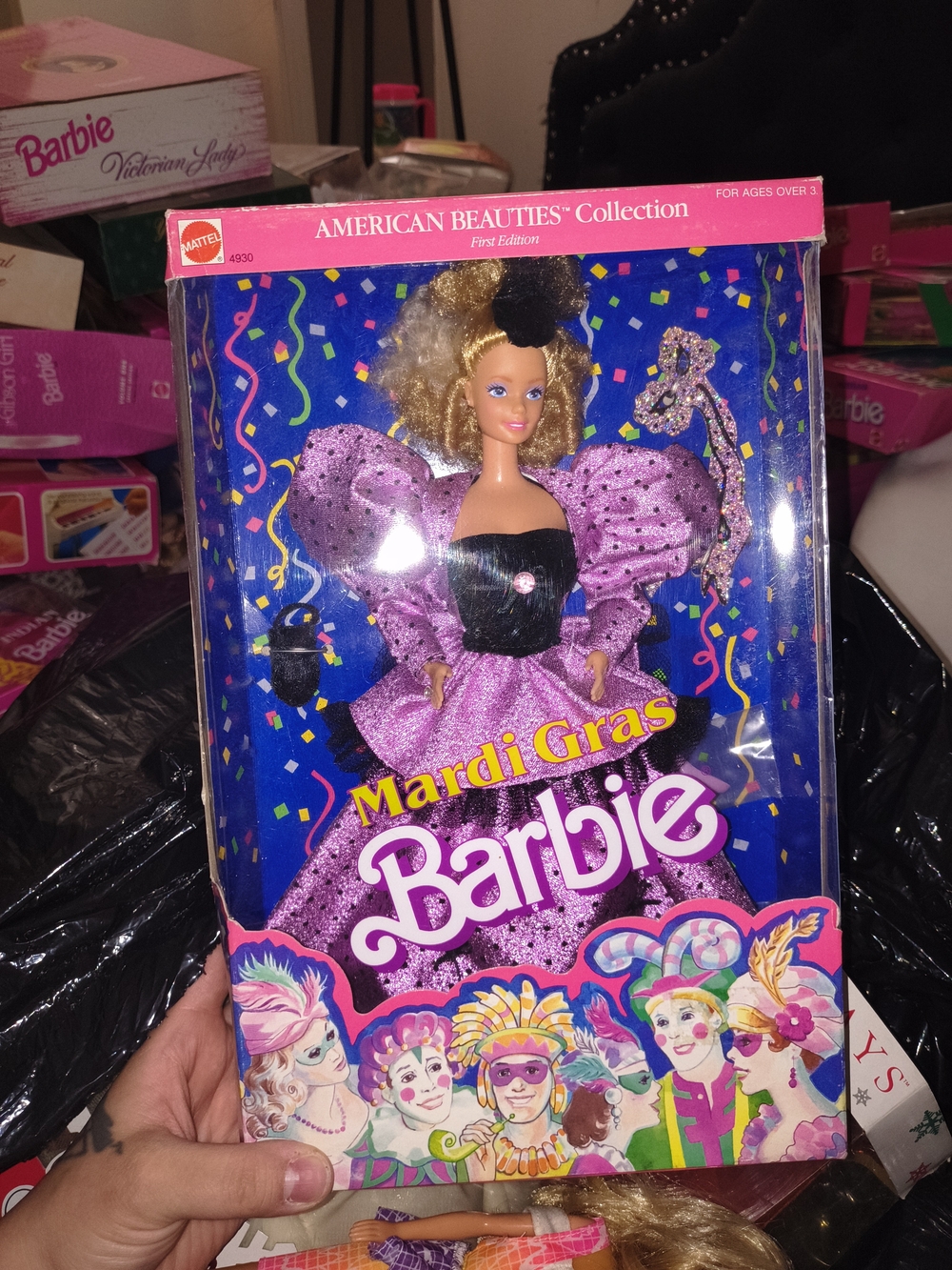 Barbie Mardi Gras Doll in Purple and Black - Barbie American Beauties
